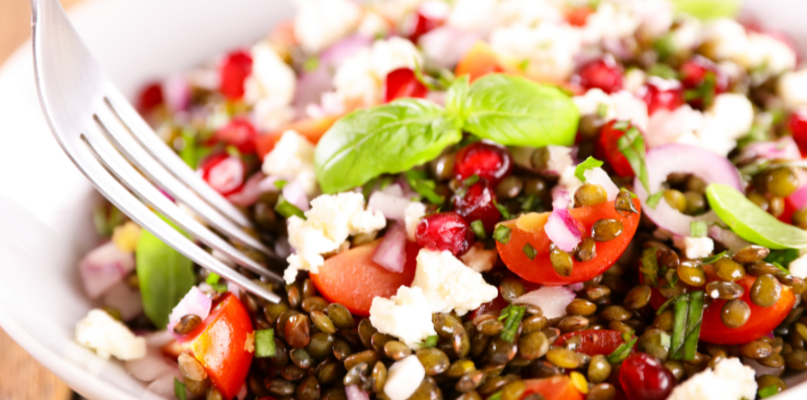 Salade de lentilles
