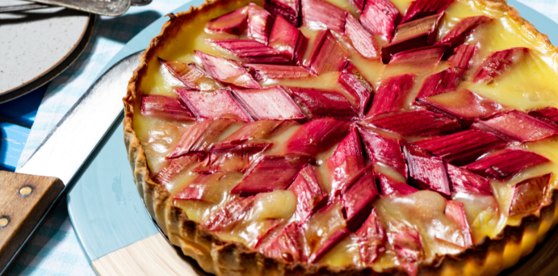 tarte à la rhubarbe